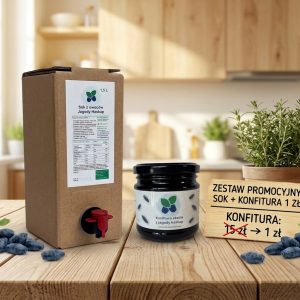 ZESTAW PROMPCYJNY sok 1,5 l + konfitura za 1 zł